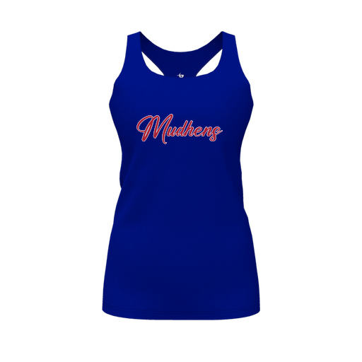 [FT0TRBRY-FYS-LOGO2] Decker Racerback Tank Top (Female Youth S, Royal, Logo 2)