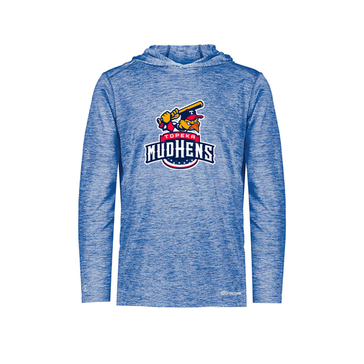 [FOLHCGRY-YS-LOGO1] Decker Youth Charge Hoodie (Youth S, Royal, Logo 1)