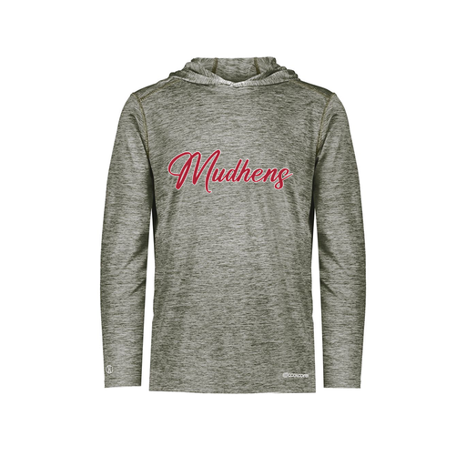 [FOLHCGGY-YS-LOGO2] Decker Youth Charge Hoodie (Youth S, Gray, Logo 2)