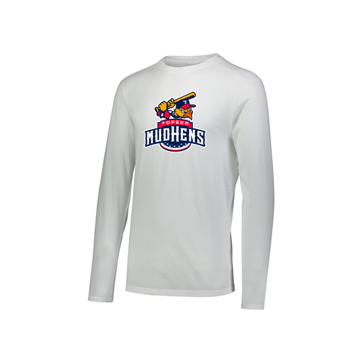 [FTLCUBWH-YS-LOGO1] Decker Youth Tri-Blend T-Shirt - Long Sleeve (Youth S, White, Logo 1)